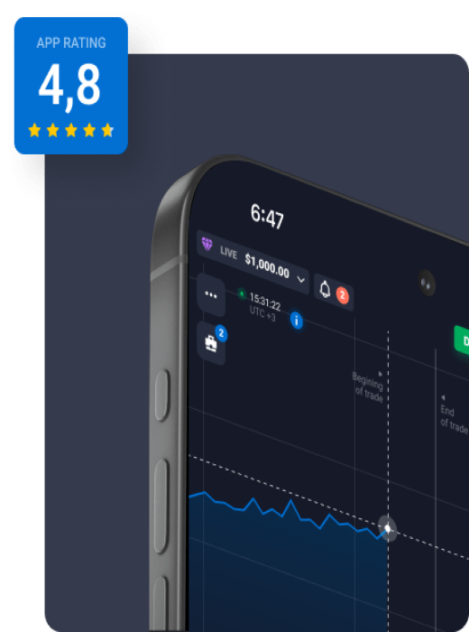 Mobile trading app